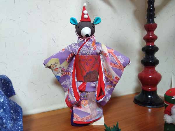 着物を着たくま